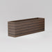 Siena Low Rectangle Wood Look Fiberglass in 60 inch against white background.