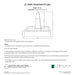 CAD drawing of the St. Remy Fountain with dimensions, weight, and manufacturer notes.