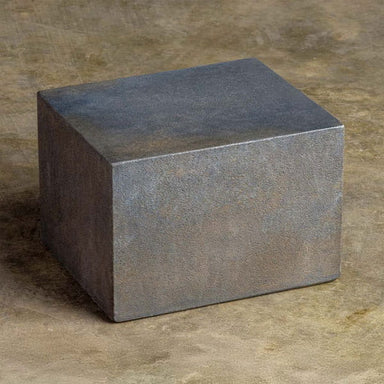 Campania International Statuary Plinth 9.5x8x6.5 on concrete.

