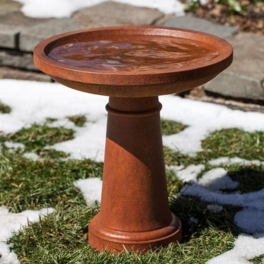 Sunbury Birdbath on grass in the backyard