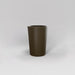 Tagel Tapered Round Fiberglass Planter in matte bronze against gray background.