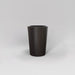 Tagel Tapered Round Fiberglass Planter in matte charcoal against gray background.