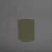 Torino Corner Fiberglass Planter in matte bronze against gray background.