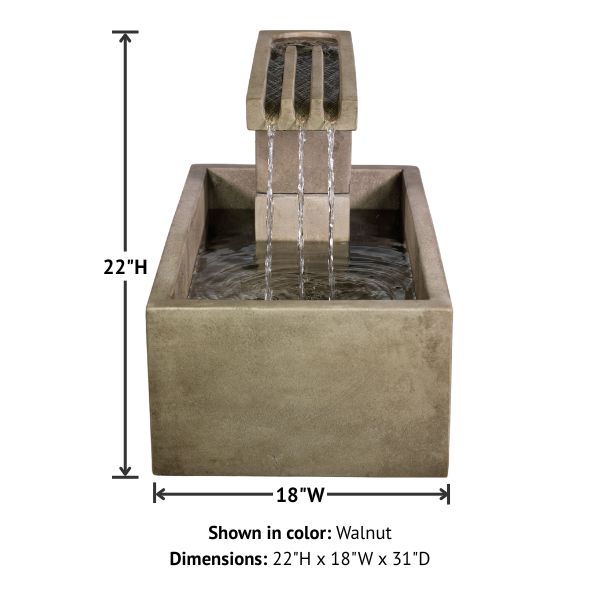 Trellis Terrace Fountain with product details.