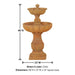 Urbino Tall Two Tier Fountain with product details.