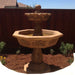 Uva Two Tier Fountain in action in the backyard.