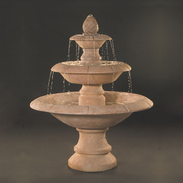 Venetian 3-Tier Fountain Fiore Stone