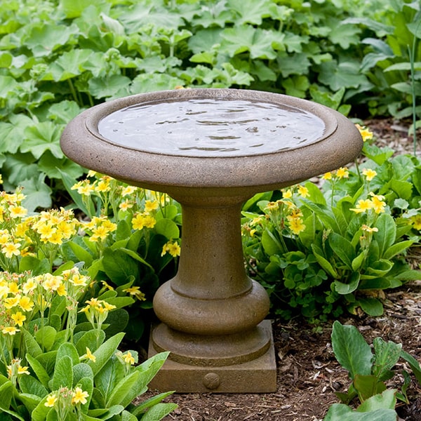 Williamsburg Summer House Birdbath Campania International