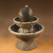 Zen Fountain Short running against brown background