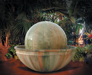 Ball and Bowl Fountain - The Blissful Place