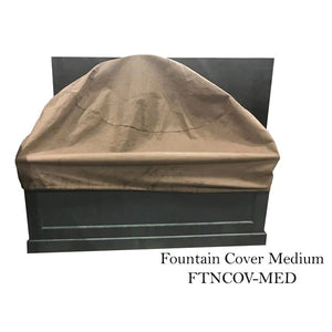 Medium fountain cover on MC3 fountain in conten steel