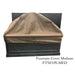 Medium fountain cover on MC3 fountain in conten steel
