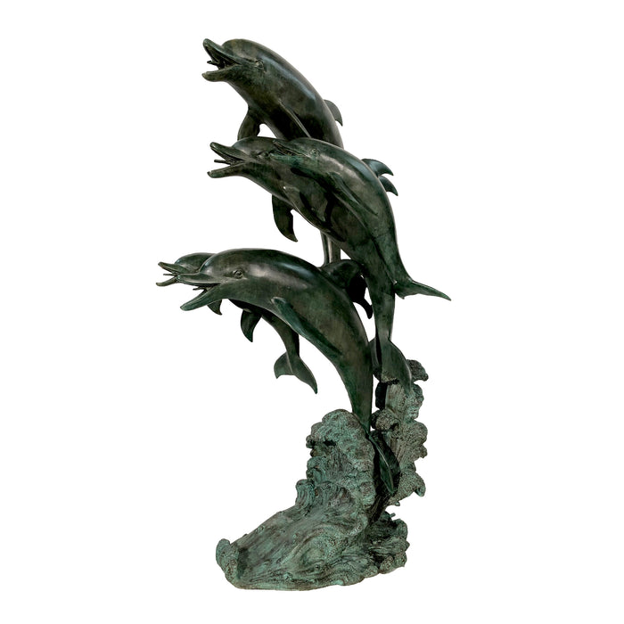 Bronze Five Dolphins Fountain Sculpture | Metropolitan Galleries | SRB47709