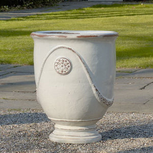 Anduze Urn Planter - Antique White - Set of 4 Campania International