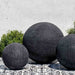 Angkor Spheres - Verdigris - Set of 3 on grass in the backyard