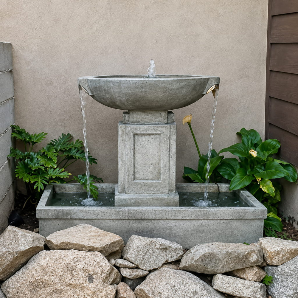 austin fountain in action
