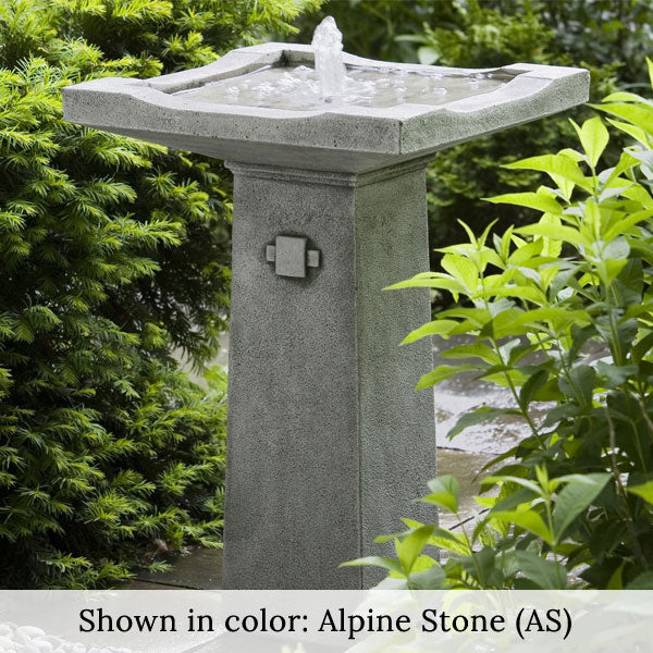 Bjorn Pedestal Fountain by Campania [Your Backyard Made Better