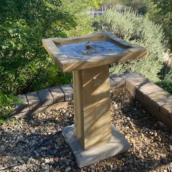 Bjorn Pedestal Fountain by Campania [Your Backyard Made Better