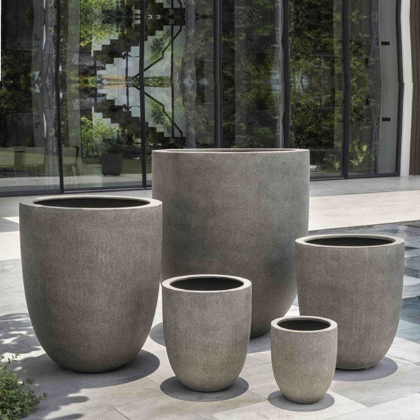 Campania 94-720-8901 Bradford XL Planter - Stone Grey Lite