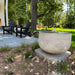 Campania Echo Park Fountain on cement pad in action in backyard