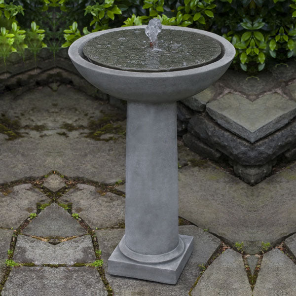 Cirrus Birdbath Fountain Campania International