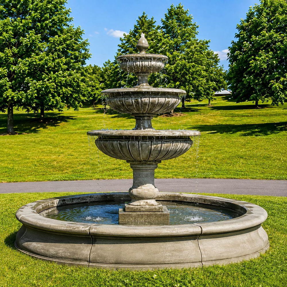 estate longvue fountain in action