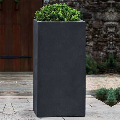 Farnley Planter 1836 - Lead Lite S/1 on concrete filled with plants