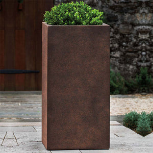 Farnley Planter 1836 - Rust Lite S/1 on concrete filled with plants