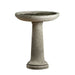 Isleboro Birdbath on gravel against white backdrop