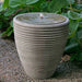 Large Bibendum Fountain on gravel in the backyard