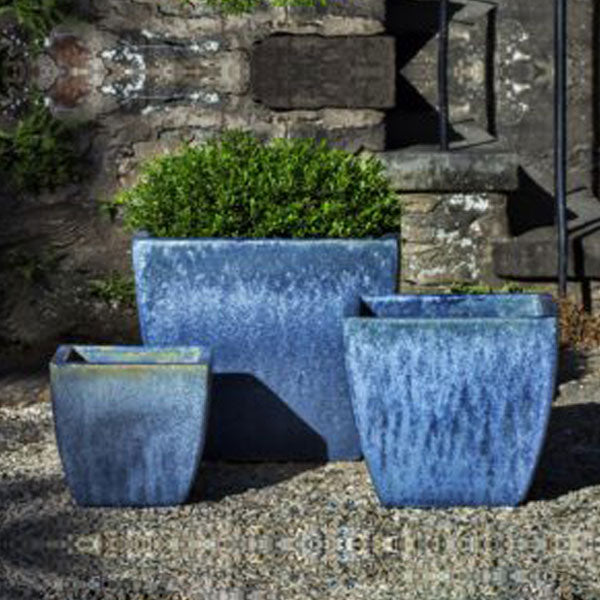 Lorimar Planter - Blue Pearl - Set of 3 Campania International