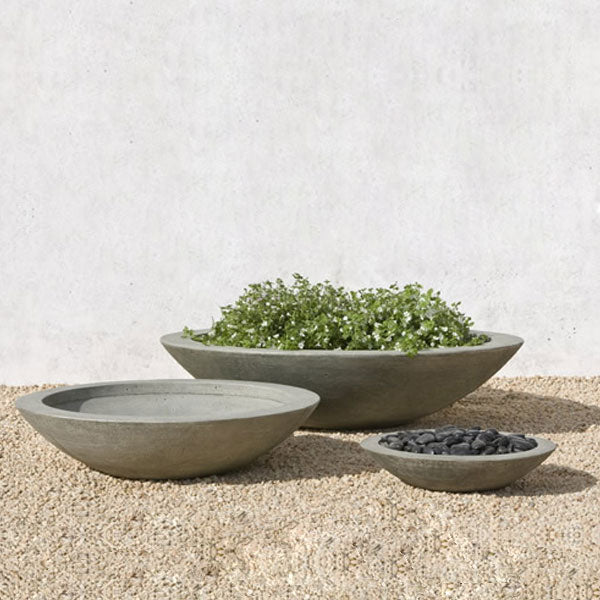 Medium Low Zen Bowl Planter Campania International