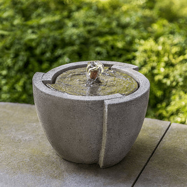 M-Series Concept Fountain on concrete in the backyard