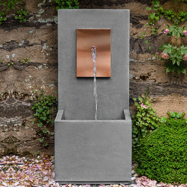 mc 4 fountain corten steel in action