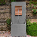 mc 4 fountain corten steel in action