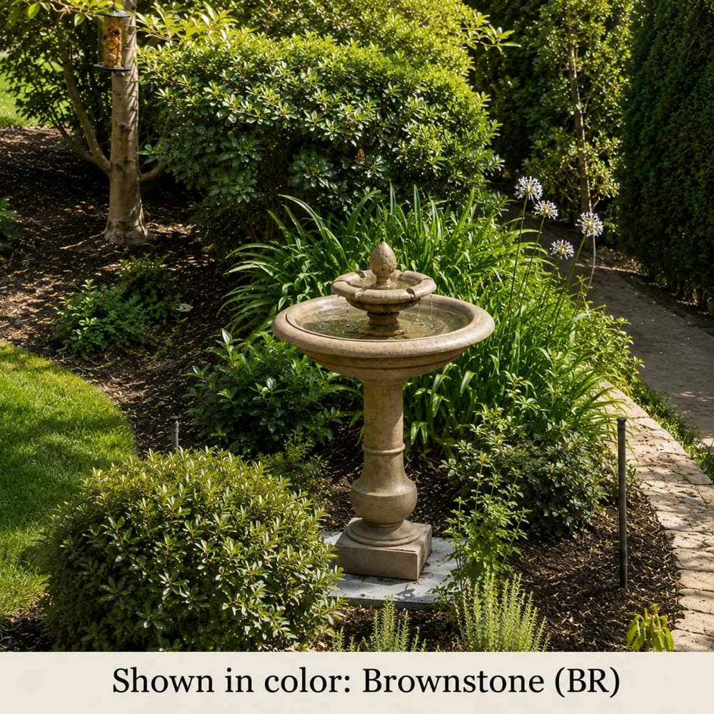 Palos Verdes fountain in garden running