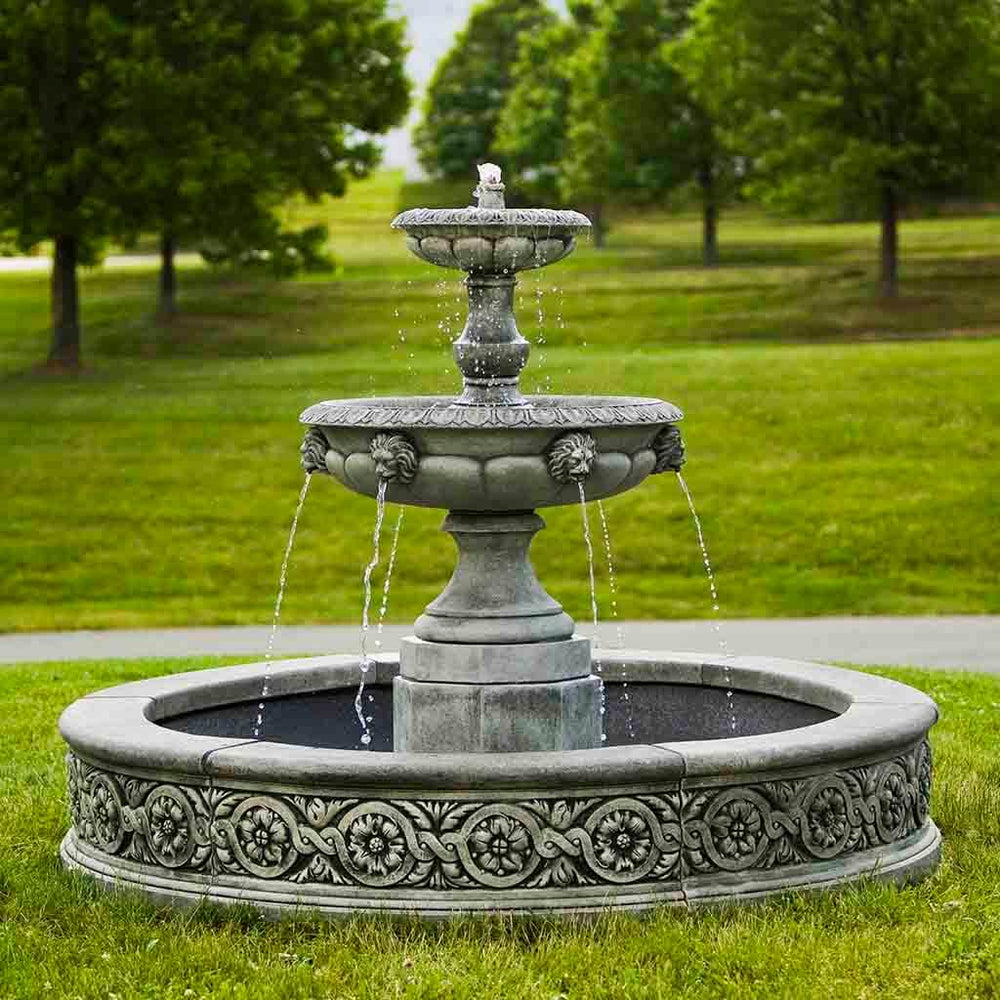 Parisienne Two Tier fountain in action