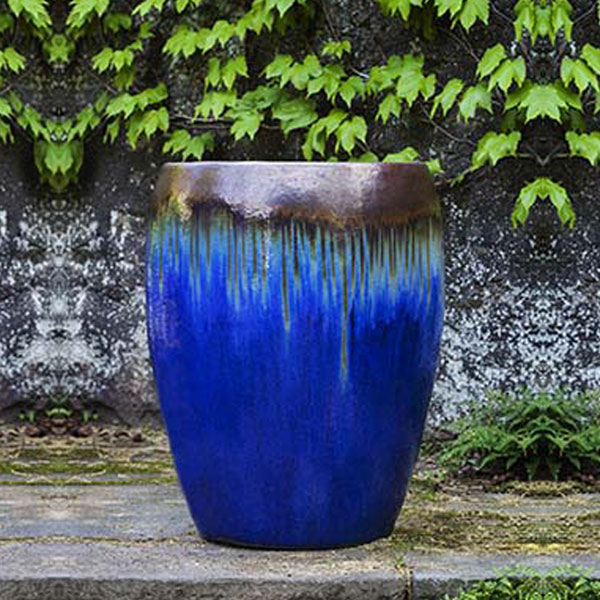 Polaris Planter - Bronze Blue - Set of 3 Campania International