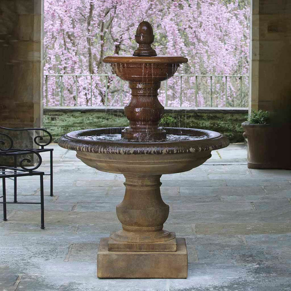 san pietro fountain in action
