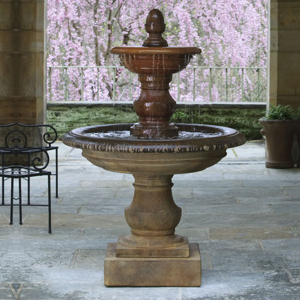 san pietro fountain in action