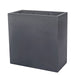 Sandal Planter - 361836 - Charcoal Premium Lite S/1 against white backdrop