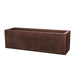 Sandal Planter 591818  - Rust Lite - S/1 against white backdrop