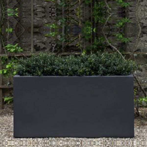 Sandal Planter - 592424 - Lead Lite - S/1 on gravel filled with plants