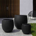 Sandos Planter - Playa Noche - S/3 on concrete in the backyard