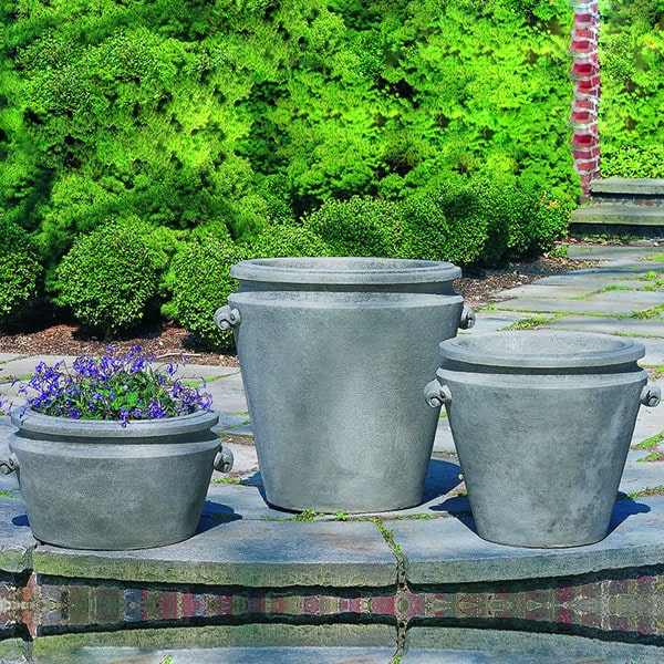 Scroll Handle Planter, Large Campania International