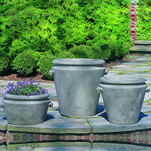 Scroll Handle Large Planter on stone in different sizes