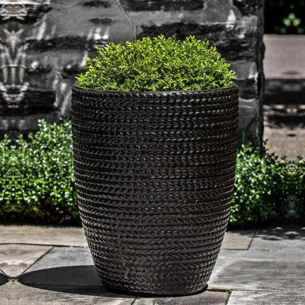 weave plant pot Sisal Weave Planter Set of 3, Tall Campania International Cola