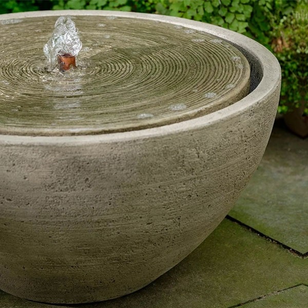 Simplicity Bowl Fountain Large - ConcreteCreationsLA